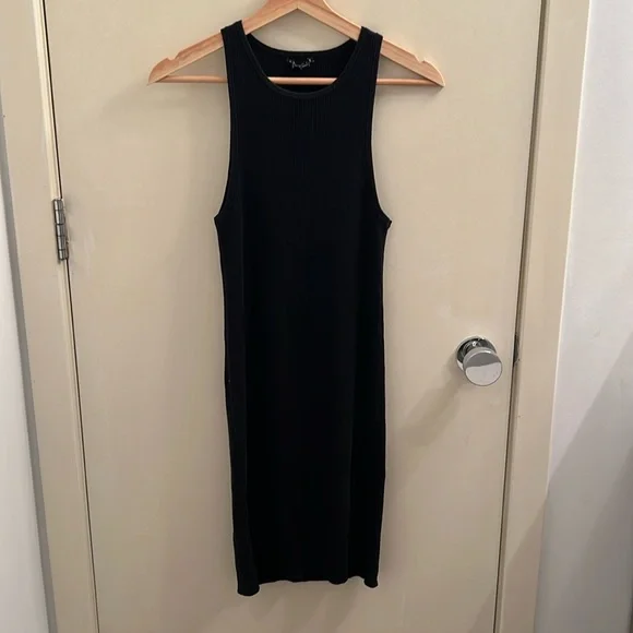 Theory | Dresses | Theory Black Ribbed Dress | Poshmark